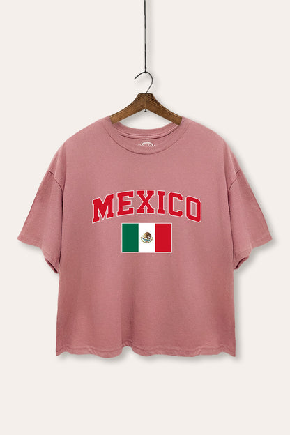 Mexico Graphic Boxy Crop Top
