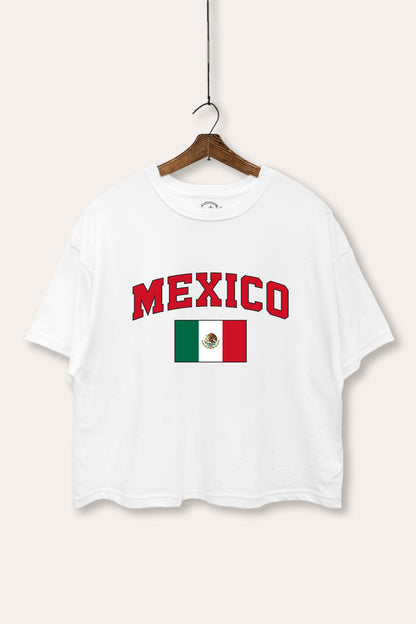 Mexico Graphic Boxy Crop Top