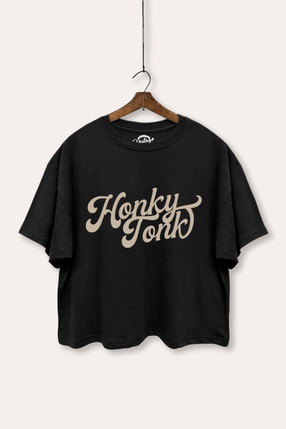 Honky Tonk Graphic Boxy Crop Top
