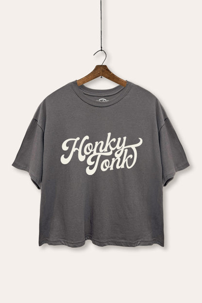 Honky Tonk Graphic Boxy Crop Top