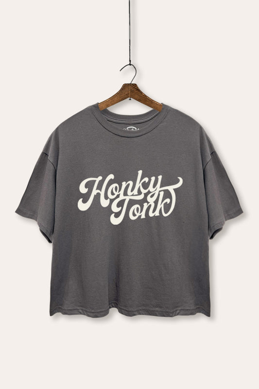 Honky Tonk Graphic Boxy Crop Top