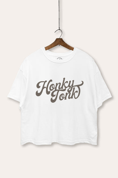 Honky Tonk Graphic Boxy Crop Top