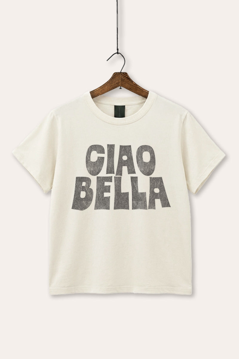 Ciao Bella Italian Garment Dyed Tee