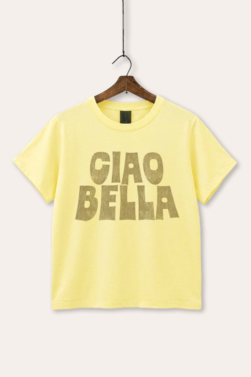 Ciao Bella Italian Garment Dyed Tee