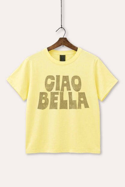 Ciao Bella Italian Garment Dyed Tee