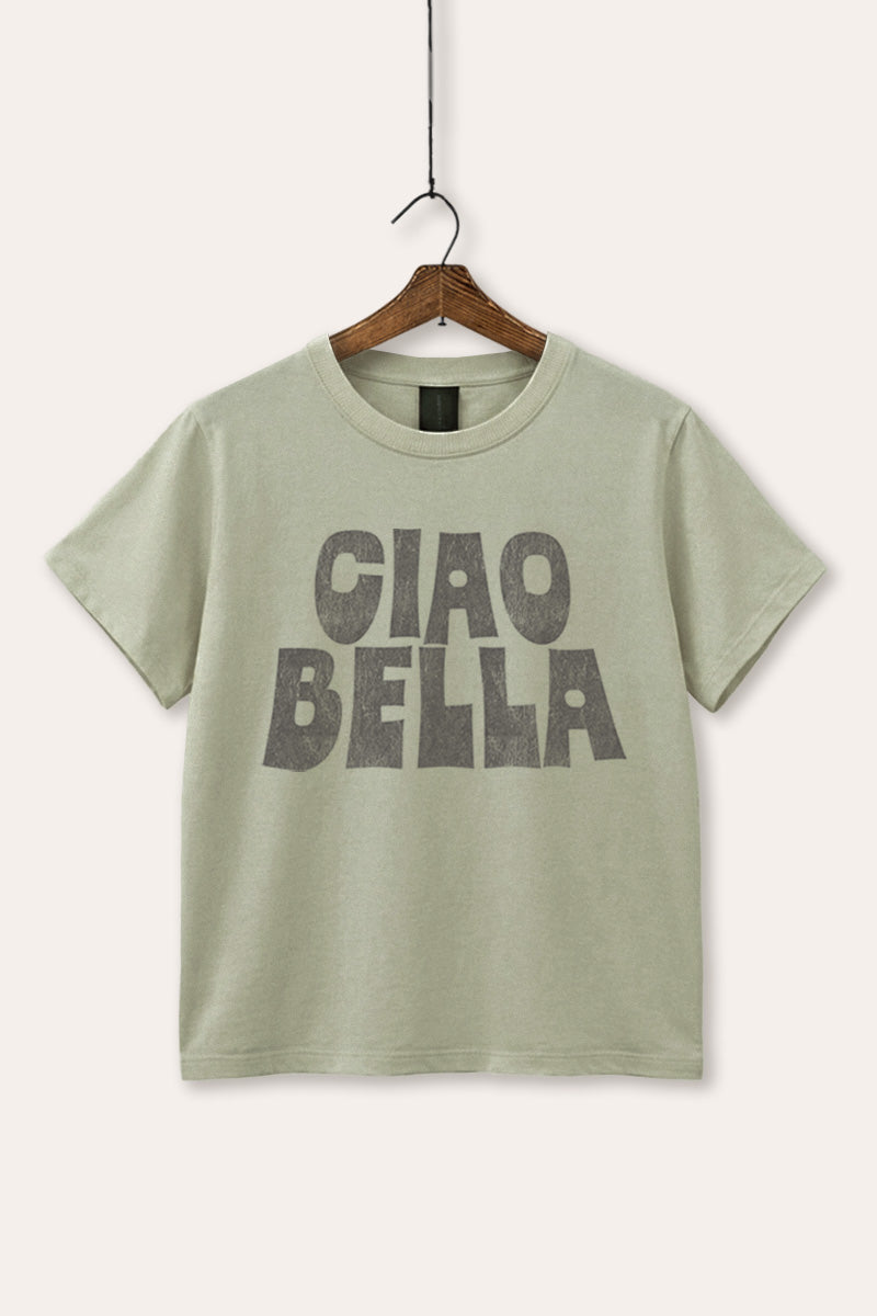 Ciao Bella Italian Garment Dyed Tee