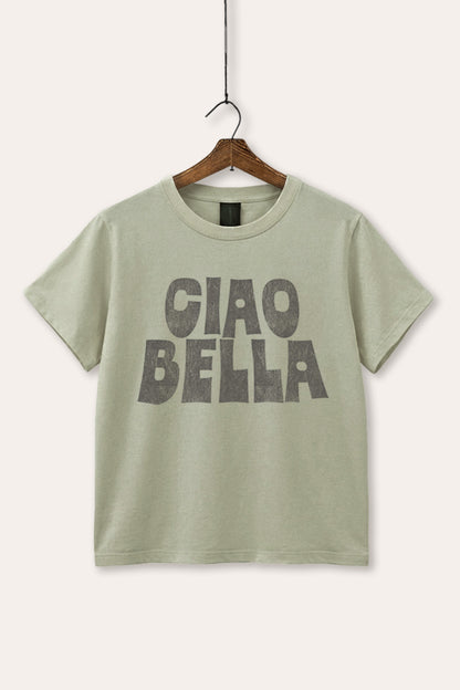 Ciao Bella Italian Garment Dyed Tee