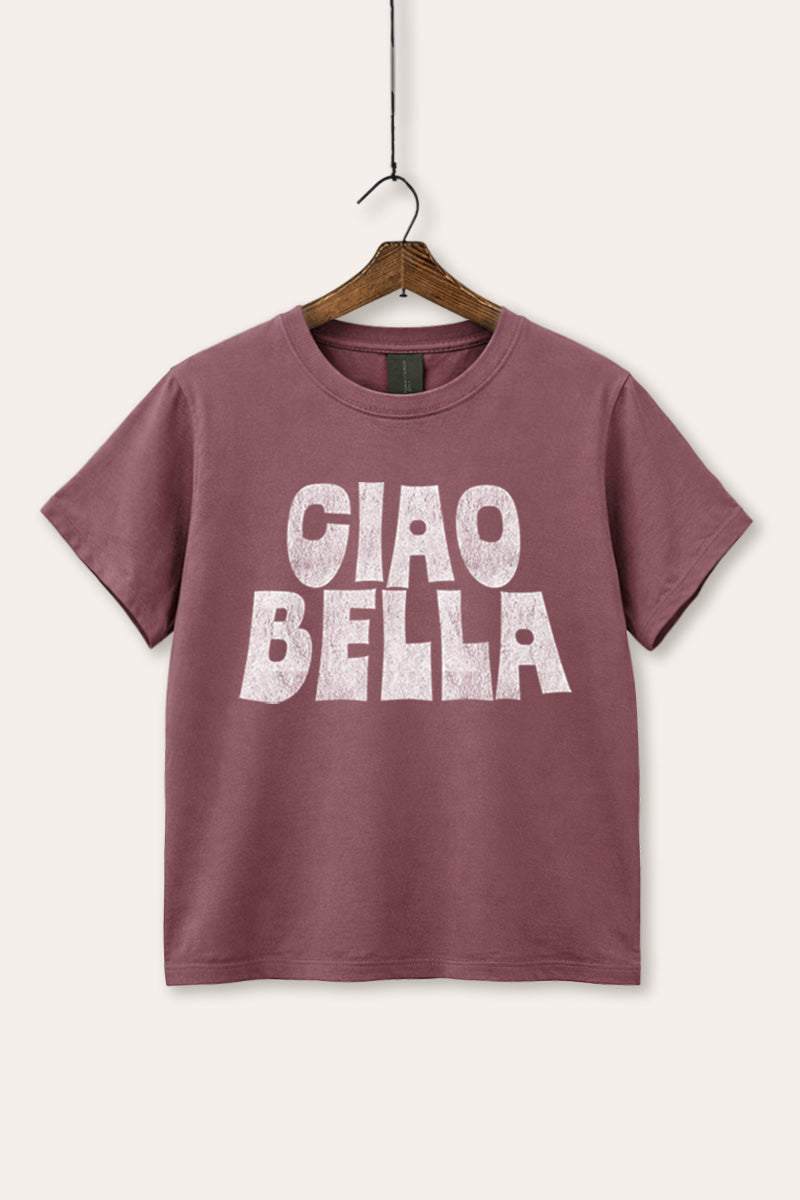 Ciao Bella Italian Garment Dyed Tee