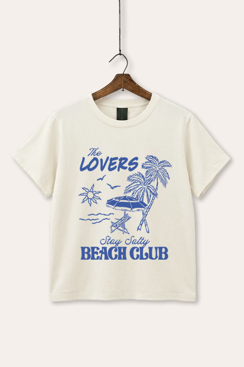 The Lovers Beach Club Graphic Garment Dyed Tee