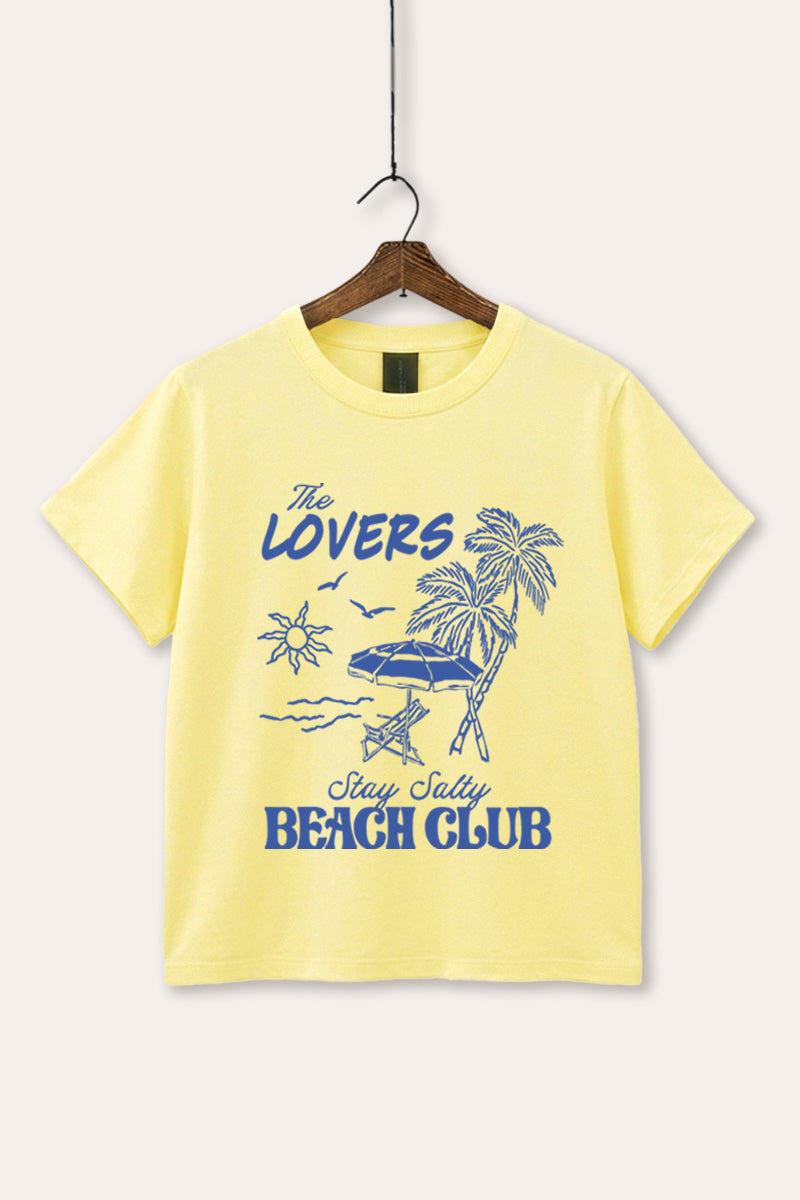 The Lovers Beach Club Graphic Garment Dyed Tee