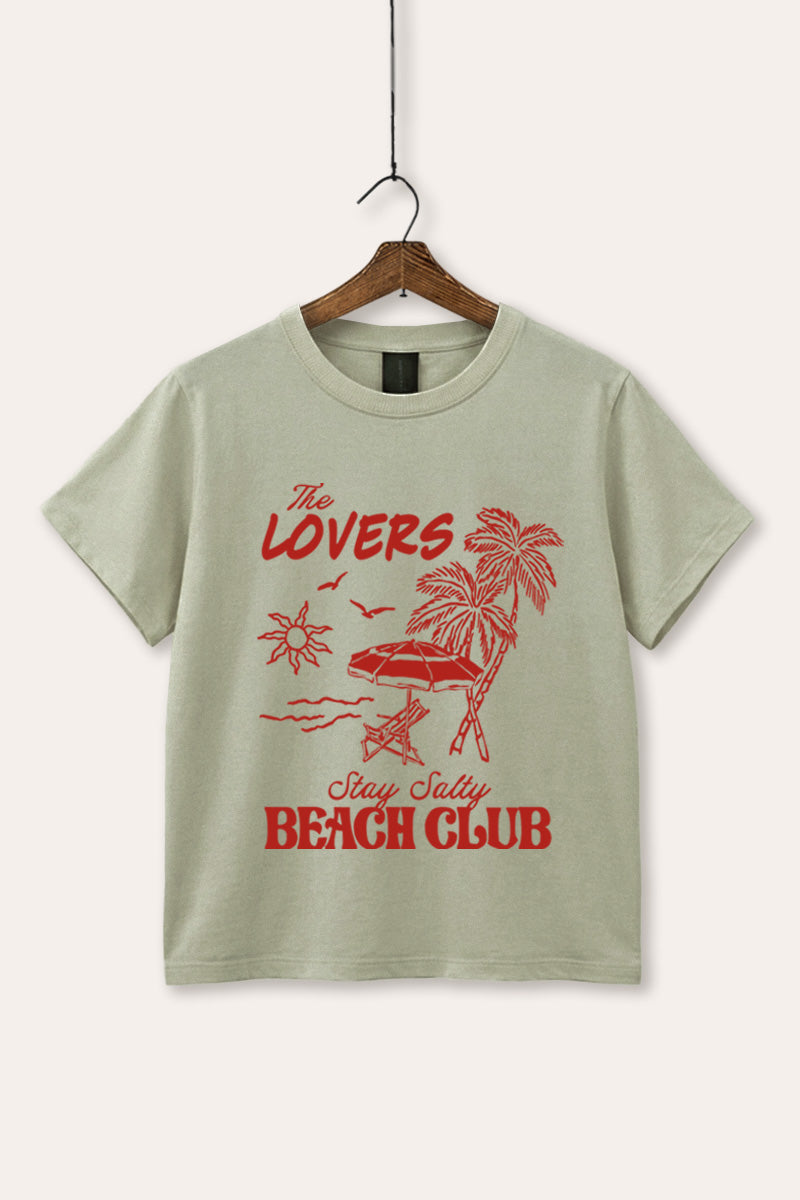The Lovers Beach Club Graphic Garment Dyed Tee