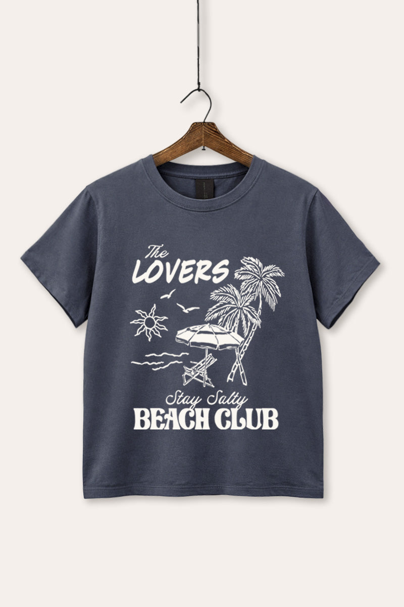 The Lovers Beach Club Graphic Garment Dyed Tee
