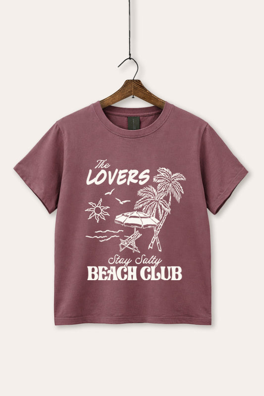 The Lovers Beach Club Graphic Garment Dyed Tee