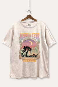 joshua tree theme tie dye boxy graphic t-shirt