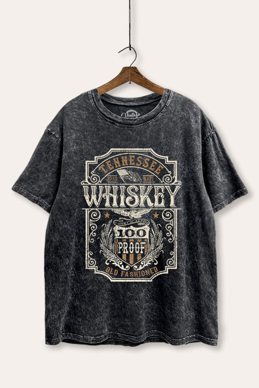 Tennessee Whiskey Graphic Mineral Wash Sweatshirt