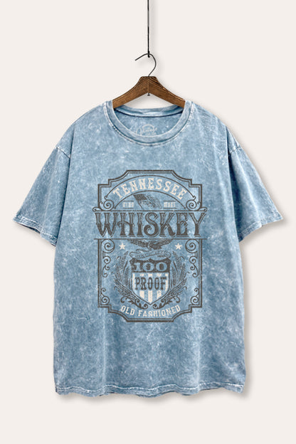Tennessee Whiskey Graphic Mineral Wash Sweatshirt