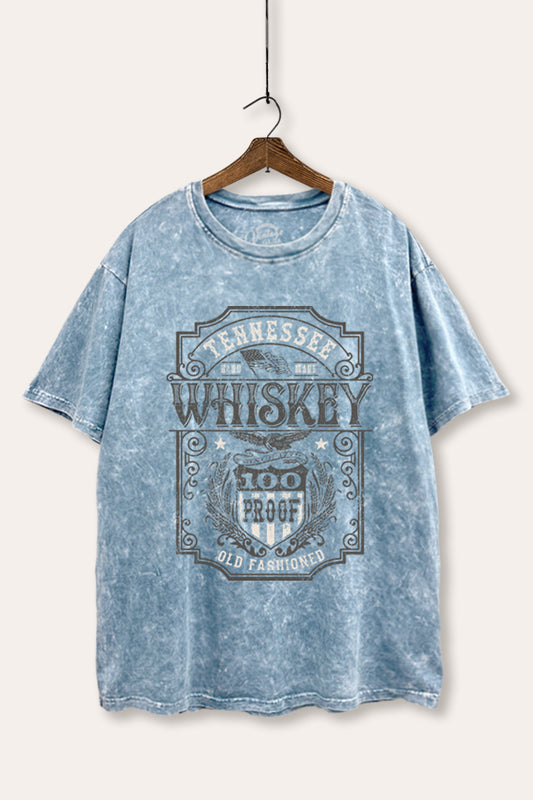 Tennessee Whiskey Graphic Mineral Wash Sweatshirt