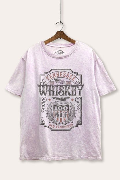Tennessee Whiskey Graphic Mineral Wash Sweatshirt