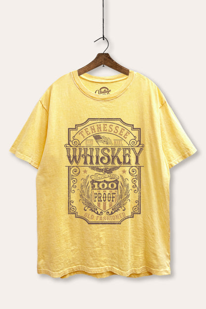 Tennessee Whiskey Graphic Mineral Wash Sweatshirt