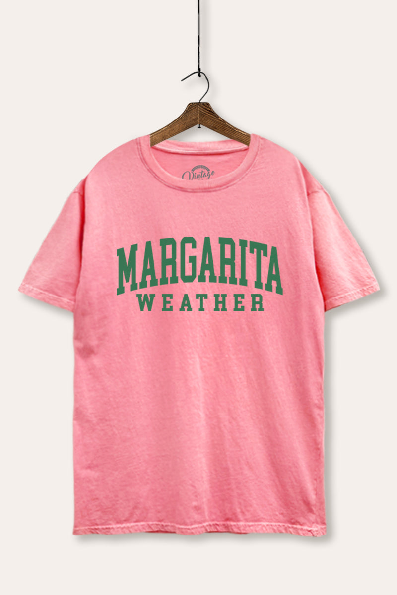 "margarita weather" mineral wash relaxed graphic tee