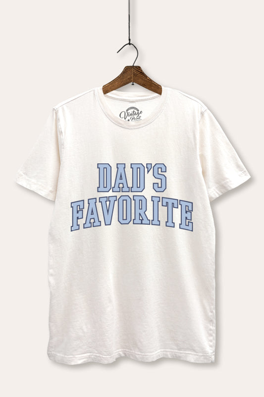 Dad's Favorite Graphic Mineral Wash Relaxed Tee