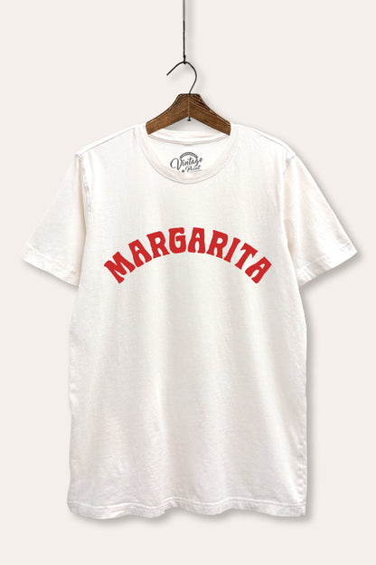 Margarita Arched Typography Mineral Wash Relaxed Tee