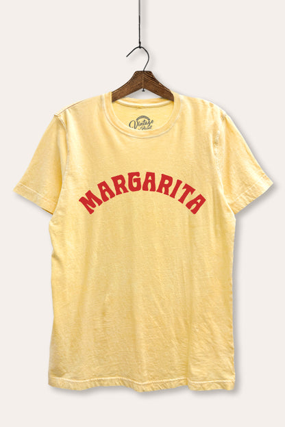 Margarita Arched Typography Mineral Wash Relaxed Tee