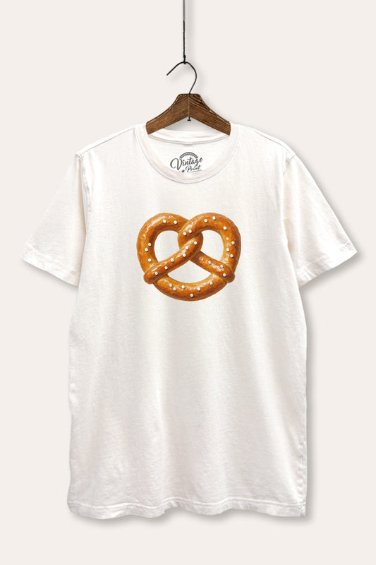 Baked Pretzel Graphic Mineral Wash Relaxed Tee
