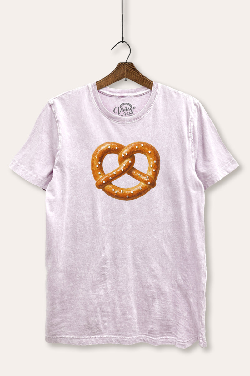 pretzel graphic mineral wash relaxed tee