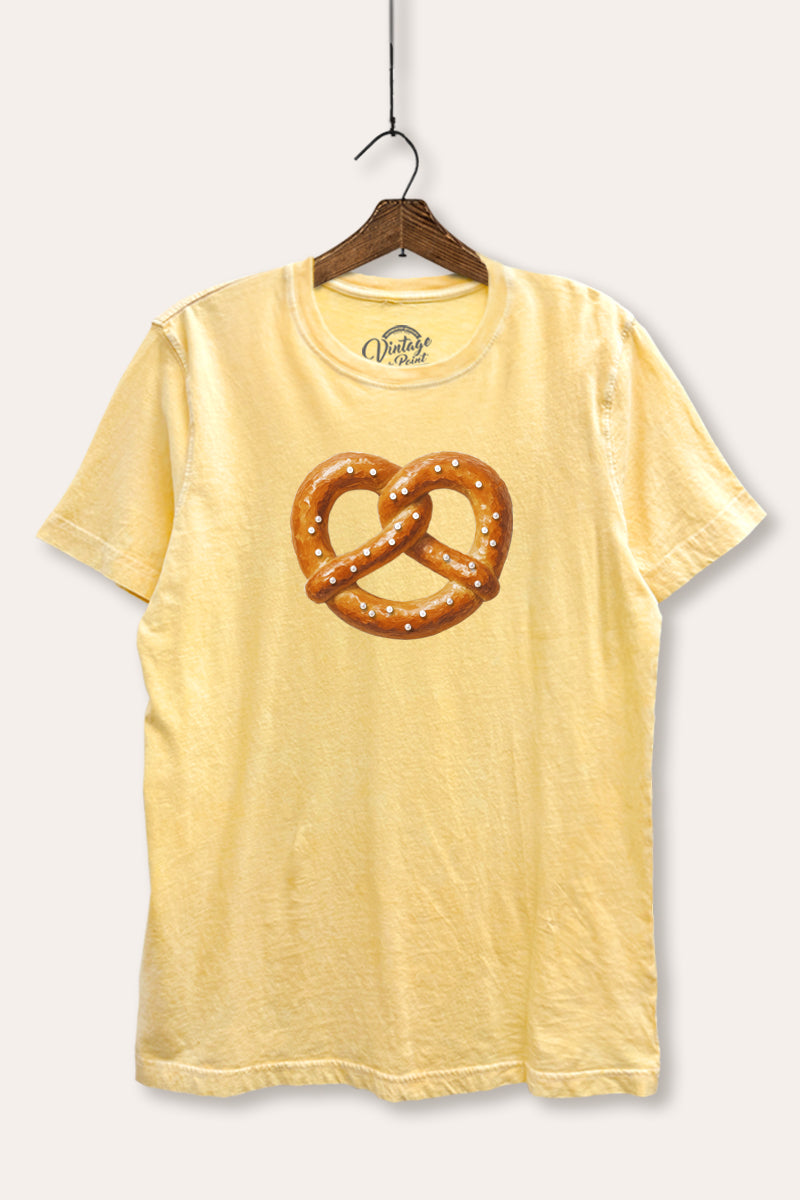 pretzel graphic mineral wash relaxed tee
