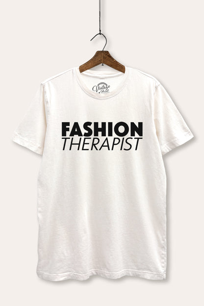 Fashion Therapist Graphic Mineral Wash Relaxed Tee