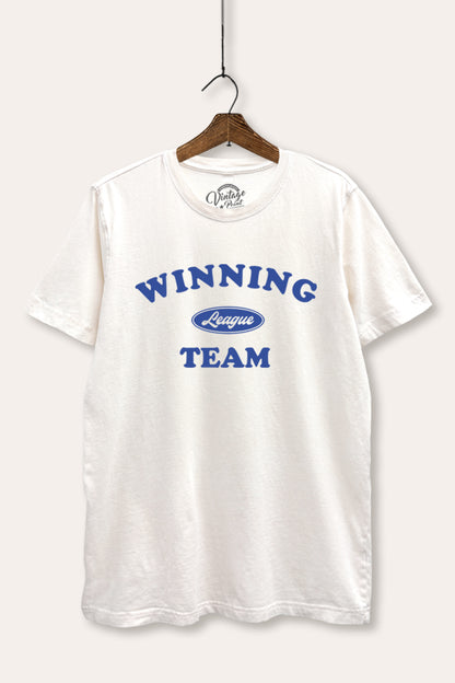 Winning Team League Sports Graphic Mineral Wash Relaxed Tee
