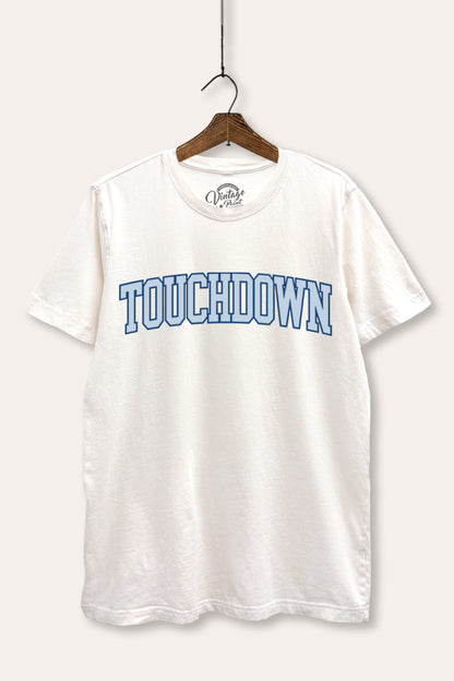 Touchdown Collegiate Sports Graphic Mineral Wash Relaxed Tee