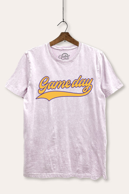 Game Day Varsity Sports Graphic Mineral Wash Relaxed Tee