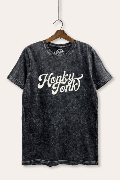 Honky Tonk Graphic Mineral Wash Relaxed Tee
