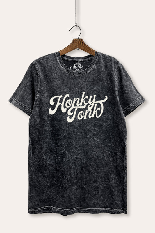 Honky Tonk Graphic Mineral Wash Relaxed Tee