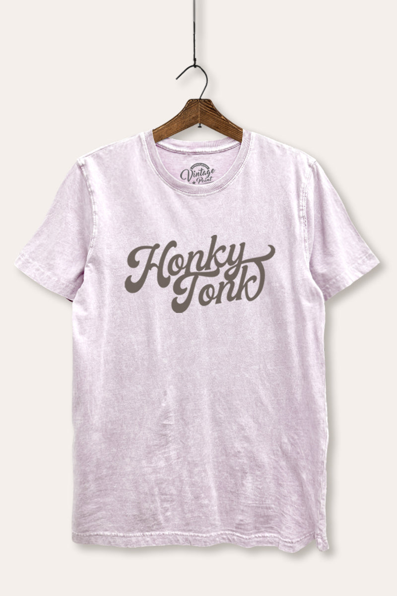 honky tonk graphic mineral wash relaxed tee