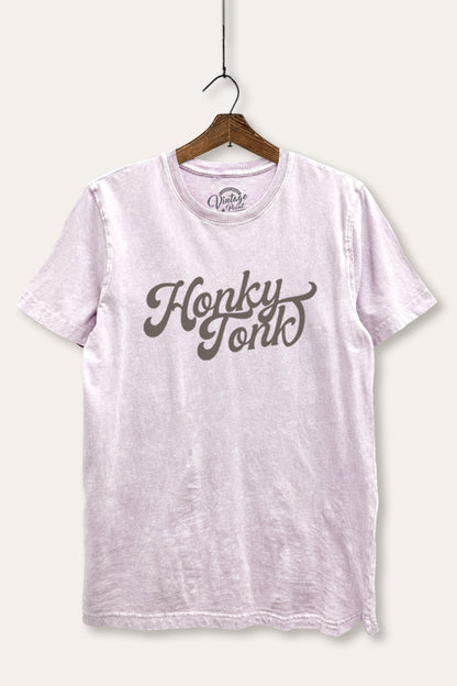 Honky Tonk Graphic Mineral Wash Relaxed Tee