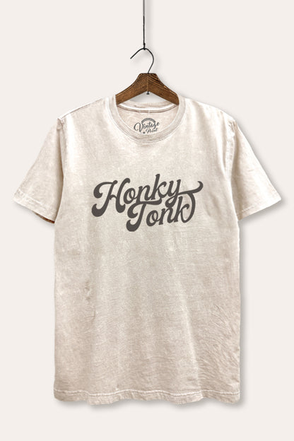 Honky Tonk Graphic Mineral Wash Relaxed Tee