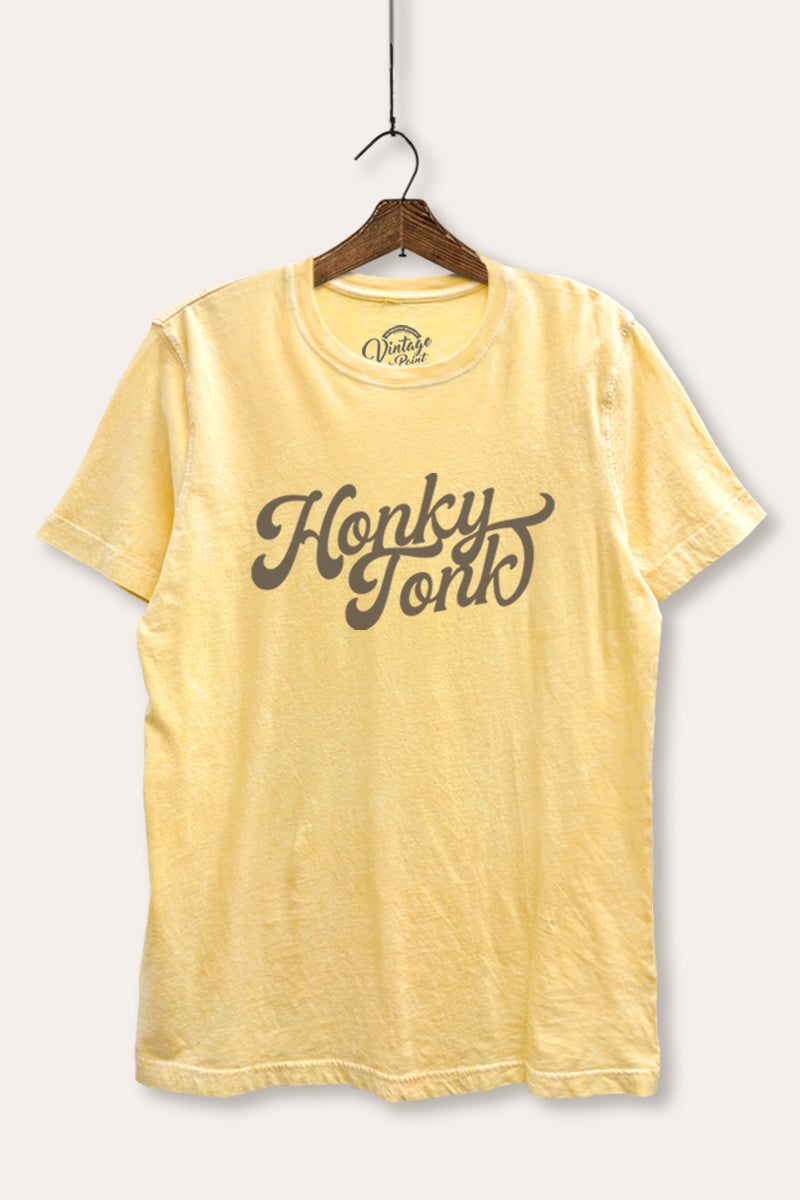 honky tonk graphic mineral wash relaxed tee