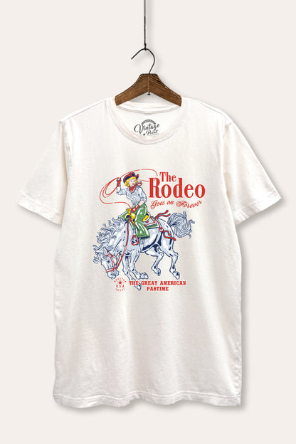 The Rodeo American Pastime Graphic Mineral Wash Relaxed Tee