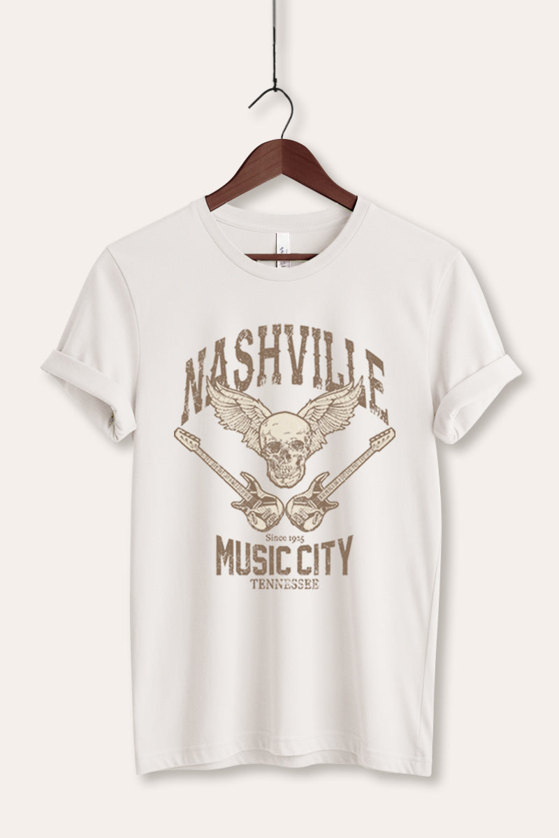nashville music city graphic bella+canvas® tee