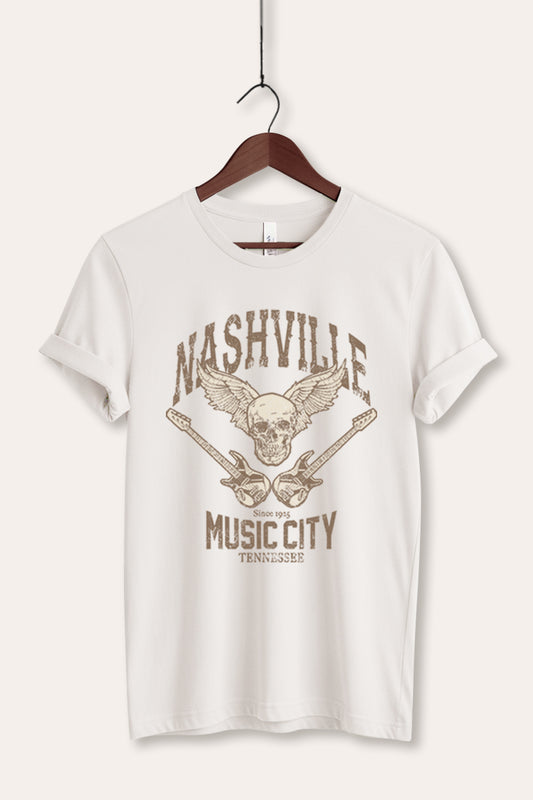 nashville music city graphic bella+canvas® tee