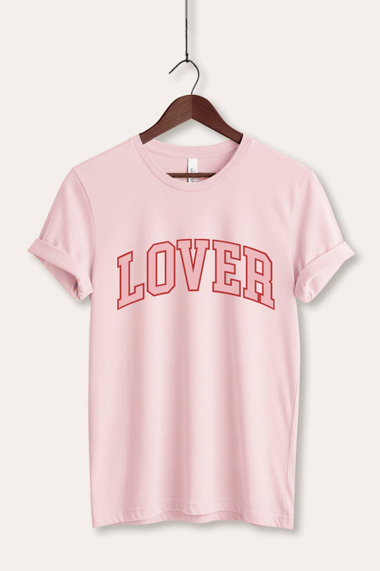"lover" graphic bella+canvas® tee