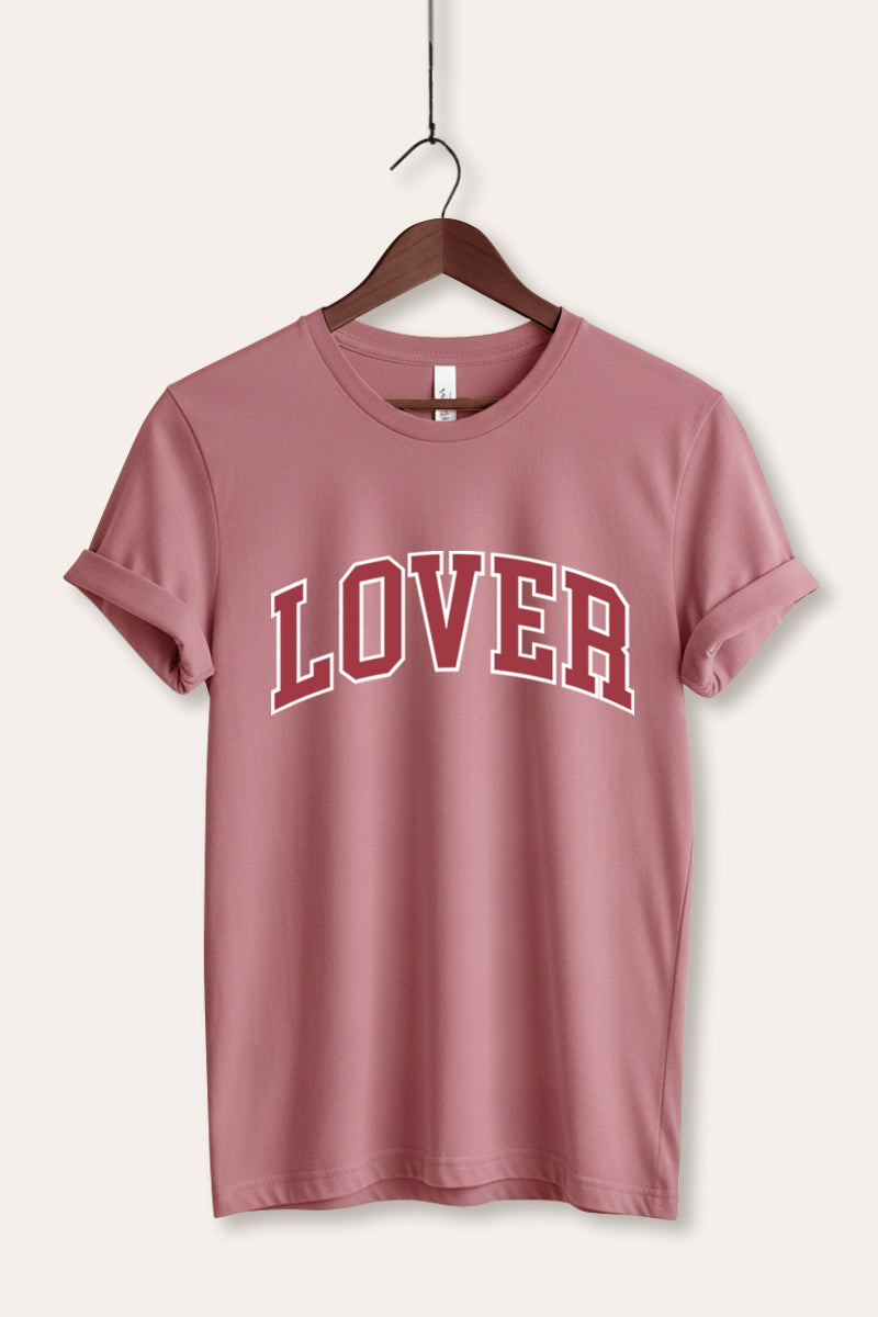 Lover Collegiate Graphic Women's Jersey Tee