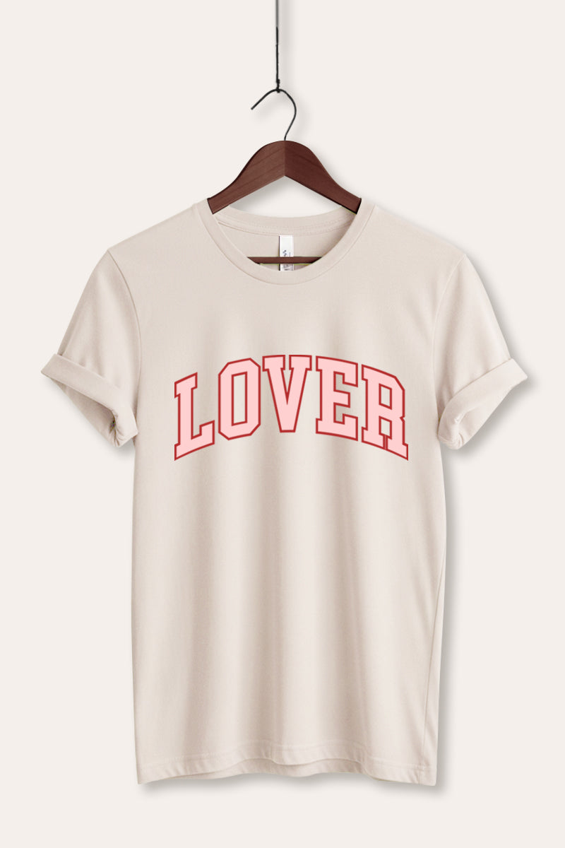 Lover Collegiate Graphic Women's Jersey Tee