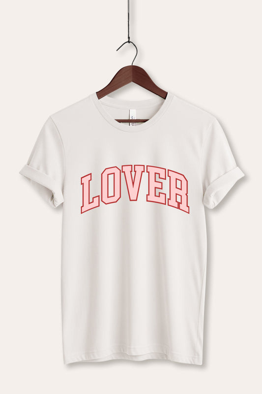 "lover" graphic bella+canvas® tee