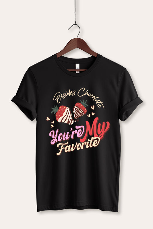 "you're my favorite" sweet graphic bella+canvas® tee