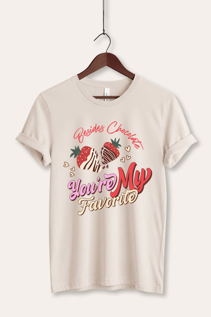 You're My Favorite Typography Women's Jersey Tee