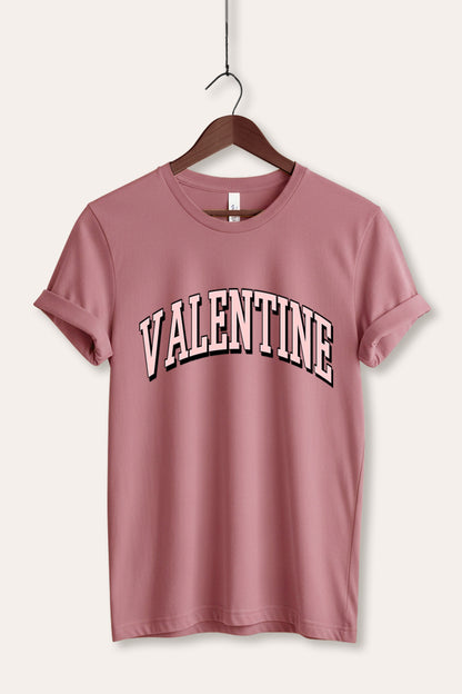 Valentine Collegiate Graphic Women's Jersey Tee
